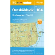 104 Örnsköldsvik Sverigeserien 1:50 000